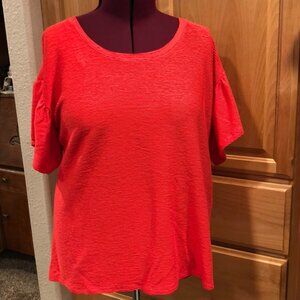short bell sleeve top